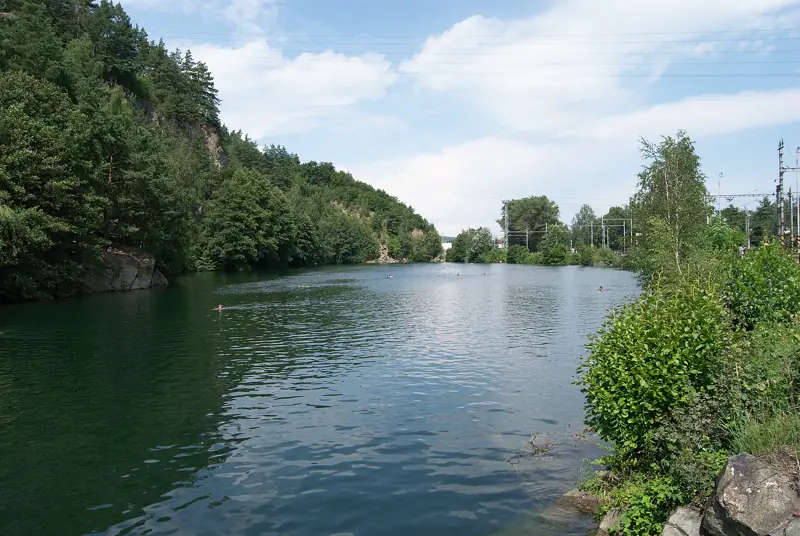 Zatopený kamenolom Blansko